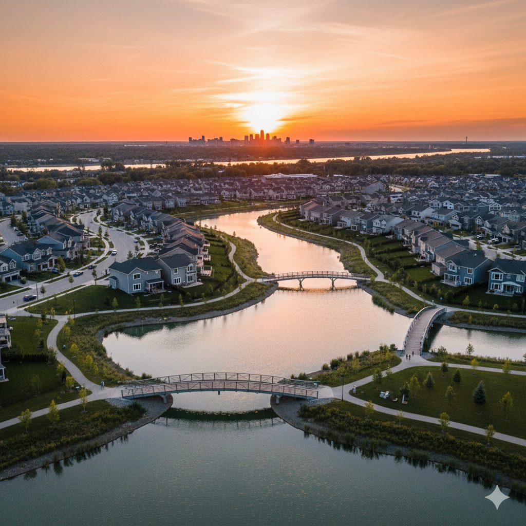 Modern luxury homes for sale in Bridgwater Winnipeg South